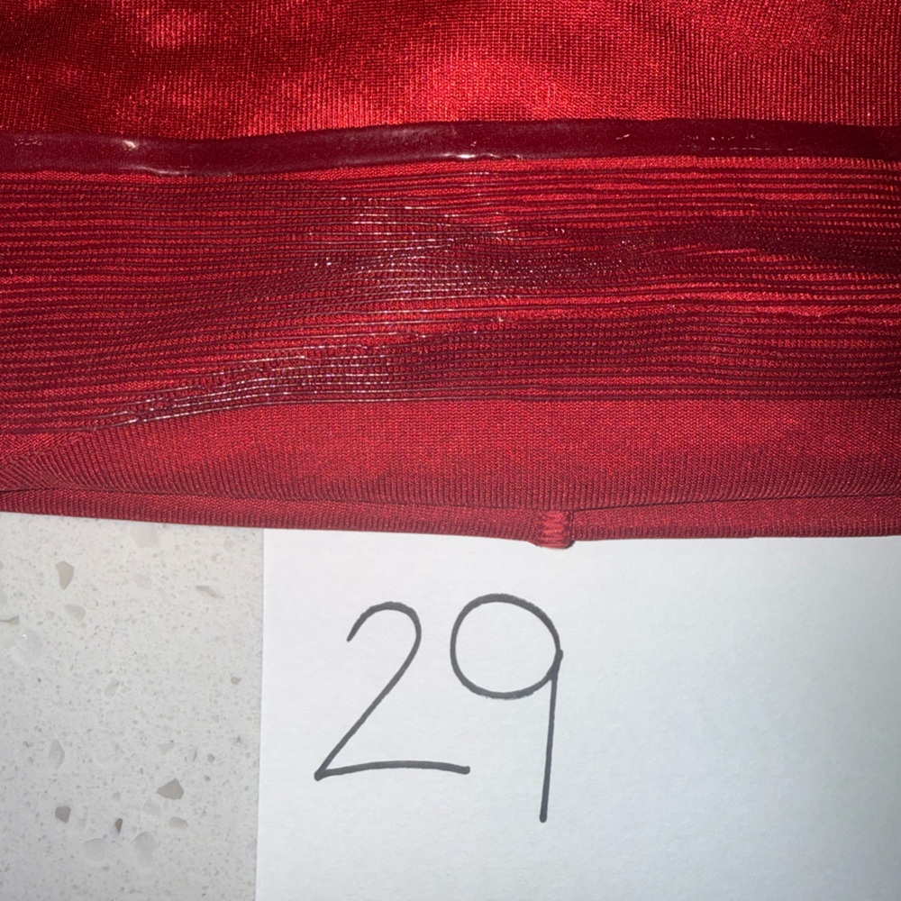 Ruby Ribbon Lace Full Support - Ruby Red, Size 38 - image 2